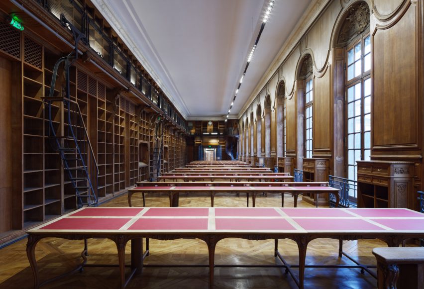 Interior of National Library by Bruno Gaudin Architectes