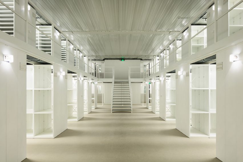 Interior of National Library by Bruno Gaudin Architectes