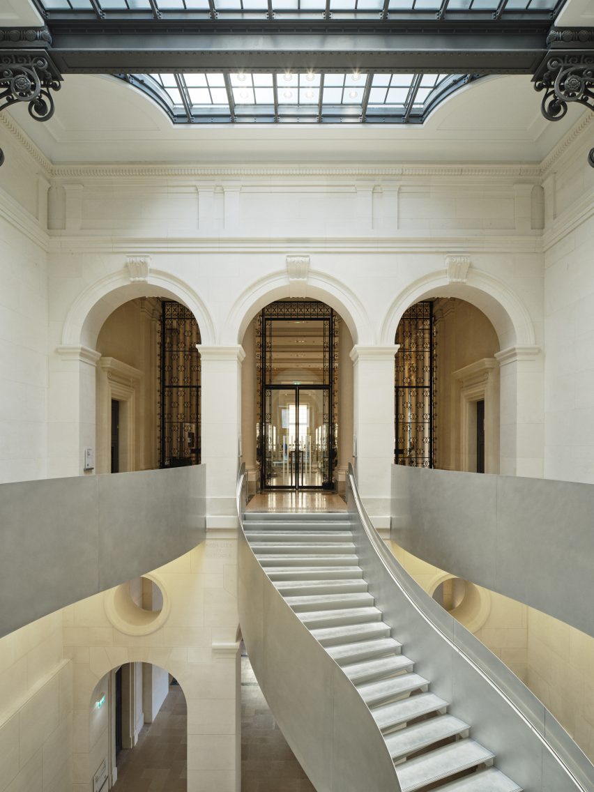 Interior of National Library by Bruno Gaudin Architectes