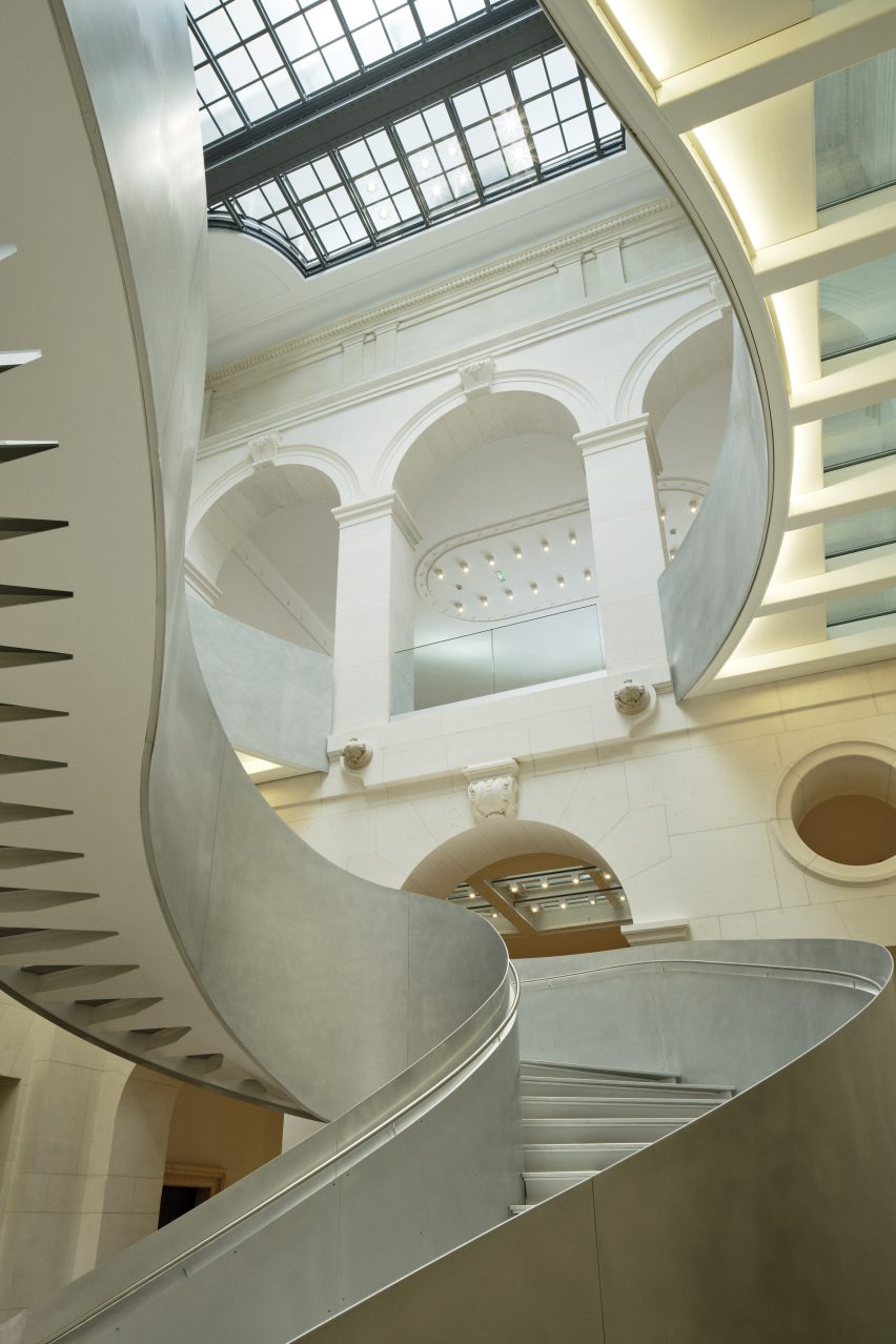 Interior of National Library by Bruno Gaudin Architectes
