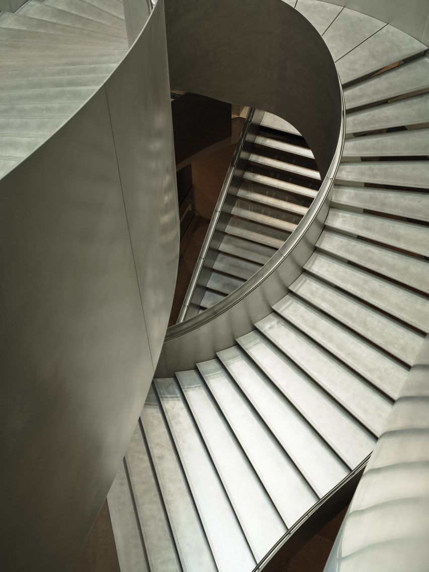 Interior of National Library by Bruno Gaudin Architectes