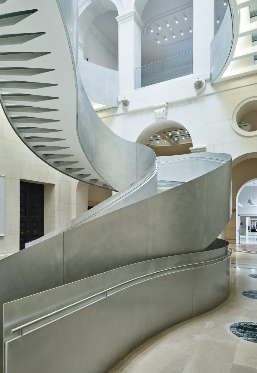 Interior of National Library by Bruno Gaudin Architectes