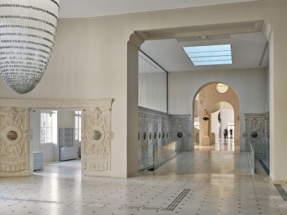 Interior of National Library by Bruno Gaudin Architectes
