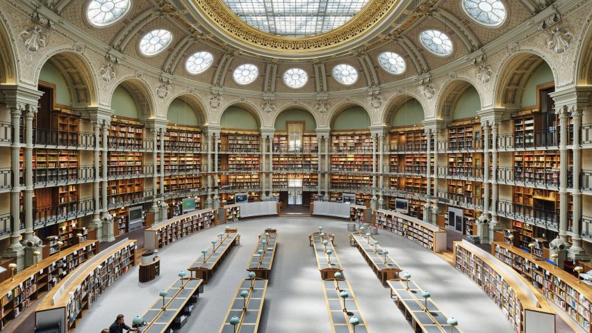 Interior of National Library by Bruno Gaudin Architectes