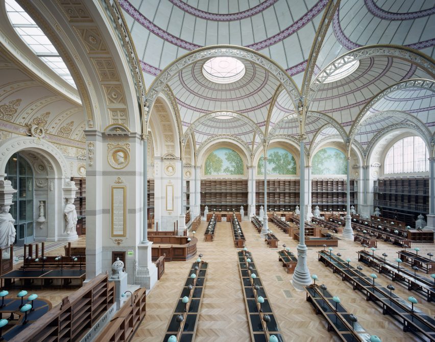 Interior of National Library by Bruno Gaudin Architectes