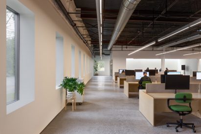 RBW office desks and new windows in headquarters