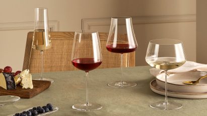 Stem Zero Volcano glassware by Nude