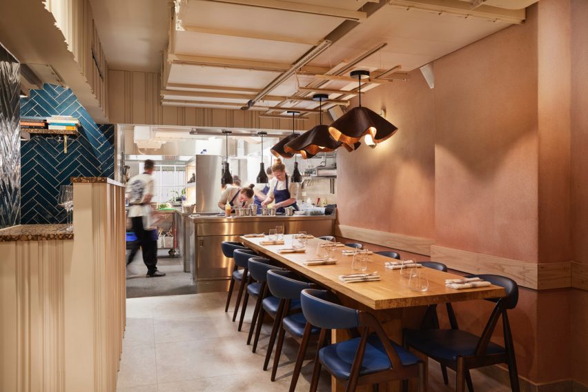 Interior of Apricity restaurant by Object Space Place