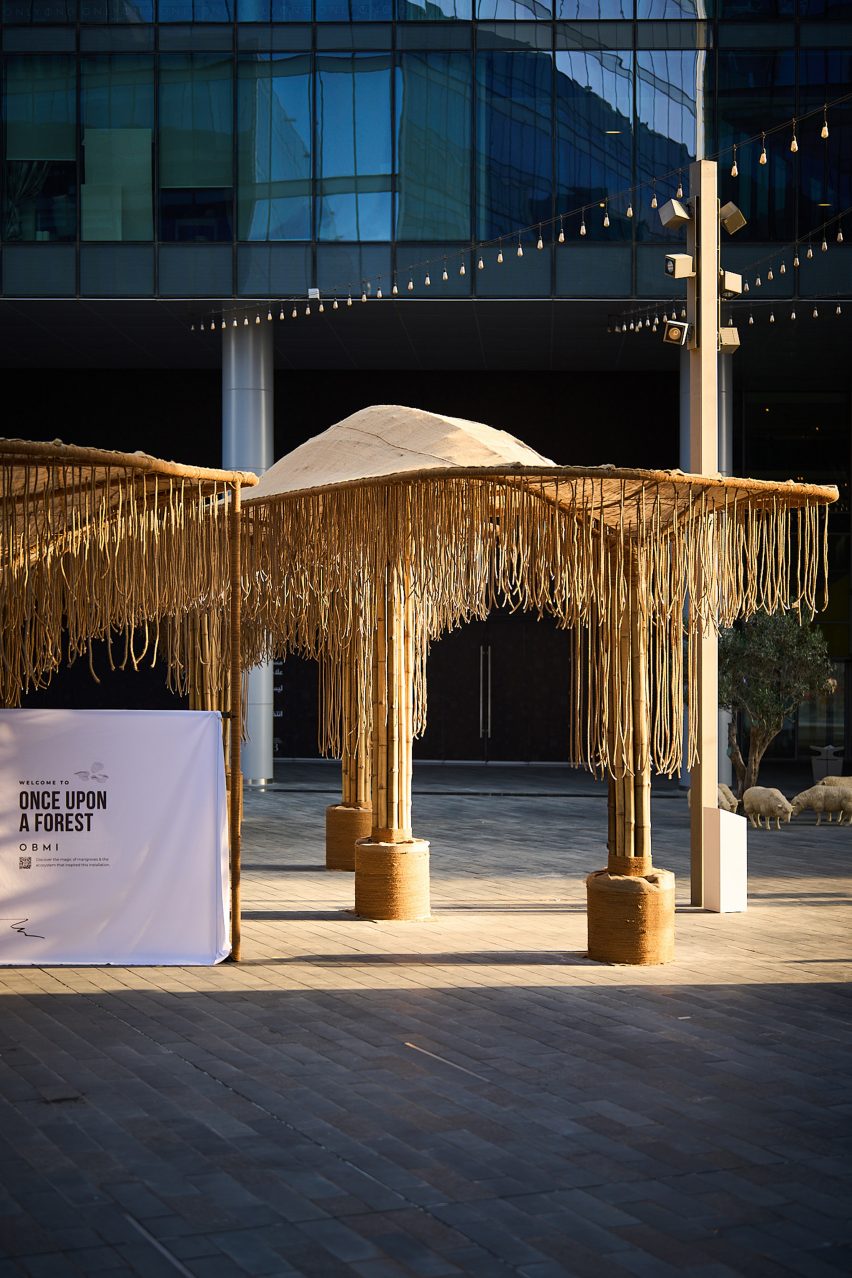 Bamboo installation