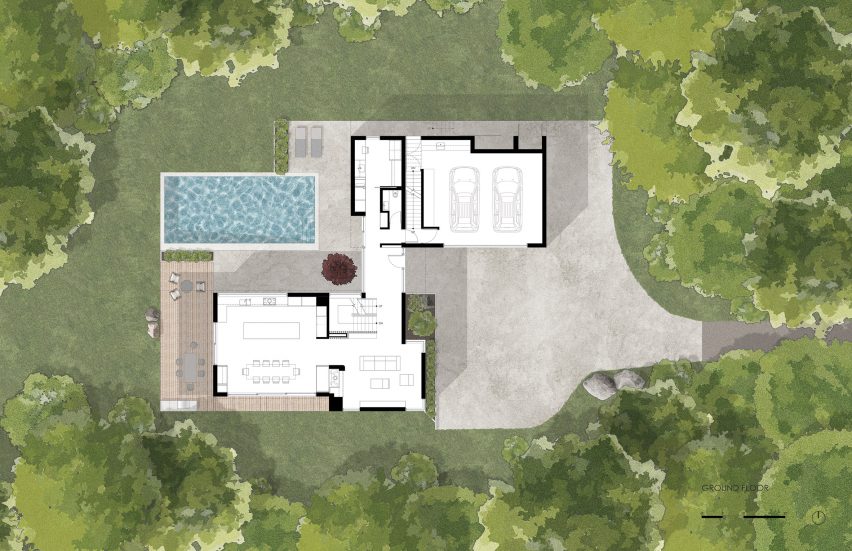 Ground floor site plan