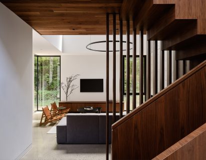 Walnut staircase