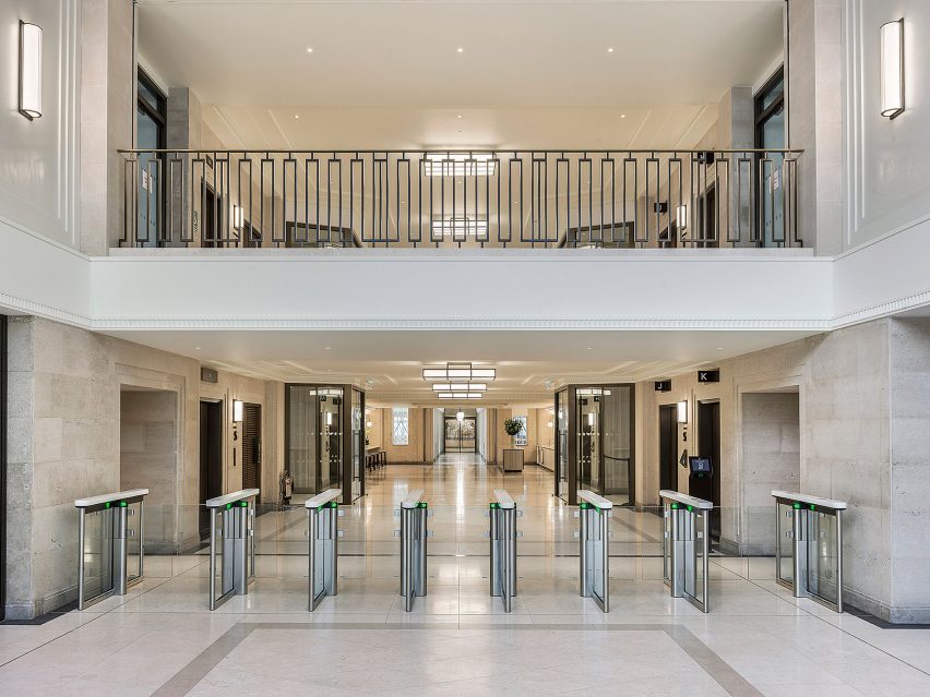 PDP refurbishes art deco office block with jewel-like extensions in glass and steel