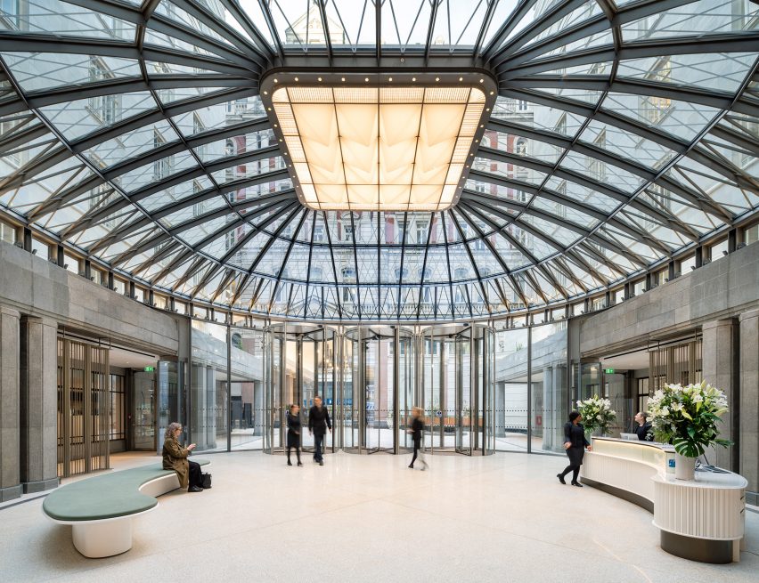 PDP refurbishes art deco office block with jewel-like extensions in glass and steel