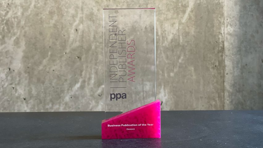 Dezeen named best business publication at PPA Awards