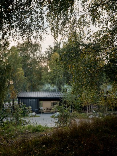 Cafe at Quarry Studios by Moxon Architects