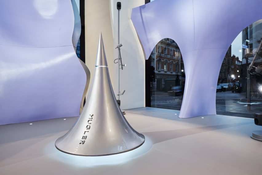 Random Studio creates "giant fragments of a woman's body" for Mugler pop-up at Selfridges