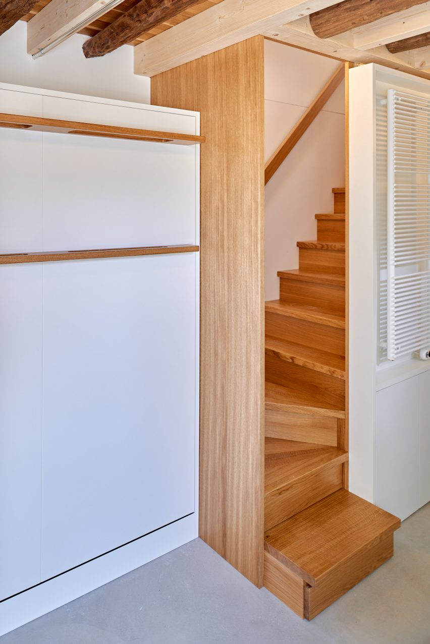 Stairs in Rustic Renovation by Enrico Sassi
