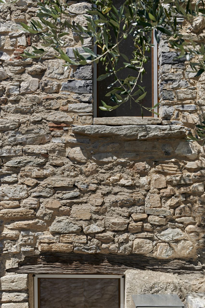 Stone walls of Rustic Renovation by Enrico Sassi