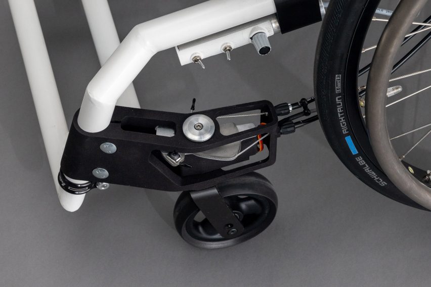Wheels of a wheelchair