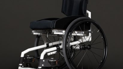The Reagiro wheelchair in black