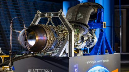 Rolls-Royce EasyJet hydrogen test engine