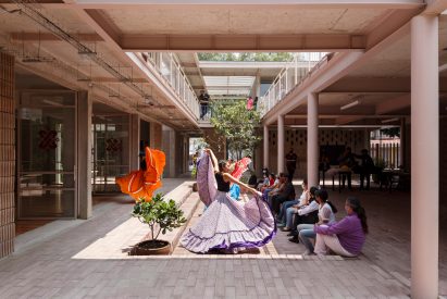 Rozana Montiel sunken courtyard