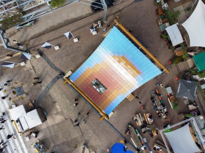 Solar Pavilion at Dutch Design Week by V8 Architects and Marjan van Aubel Studio