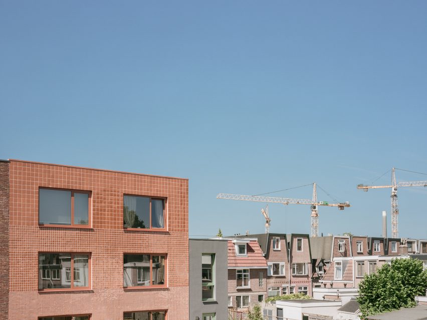 Space Encounters enlivens Utrecht apartment blocks with varied materials and finishes