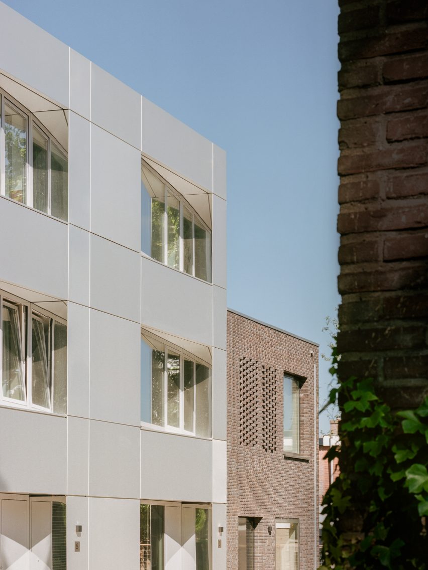 Space Encounters enlivens Utrecht apartment blocks with varied materials and finishes