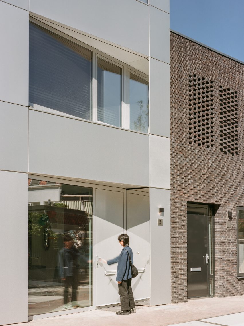Space Encounters enlivens Utrecht apartment blocks with varied materials and finishes