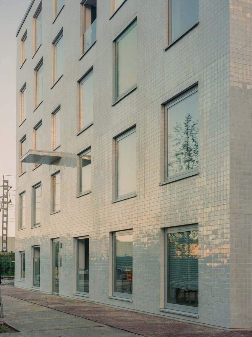 Space Encounters enlivens Utrecht apartment blocks with varied materials and finishes
