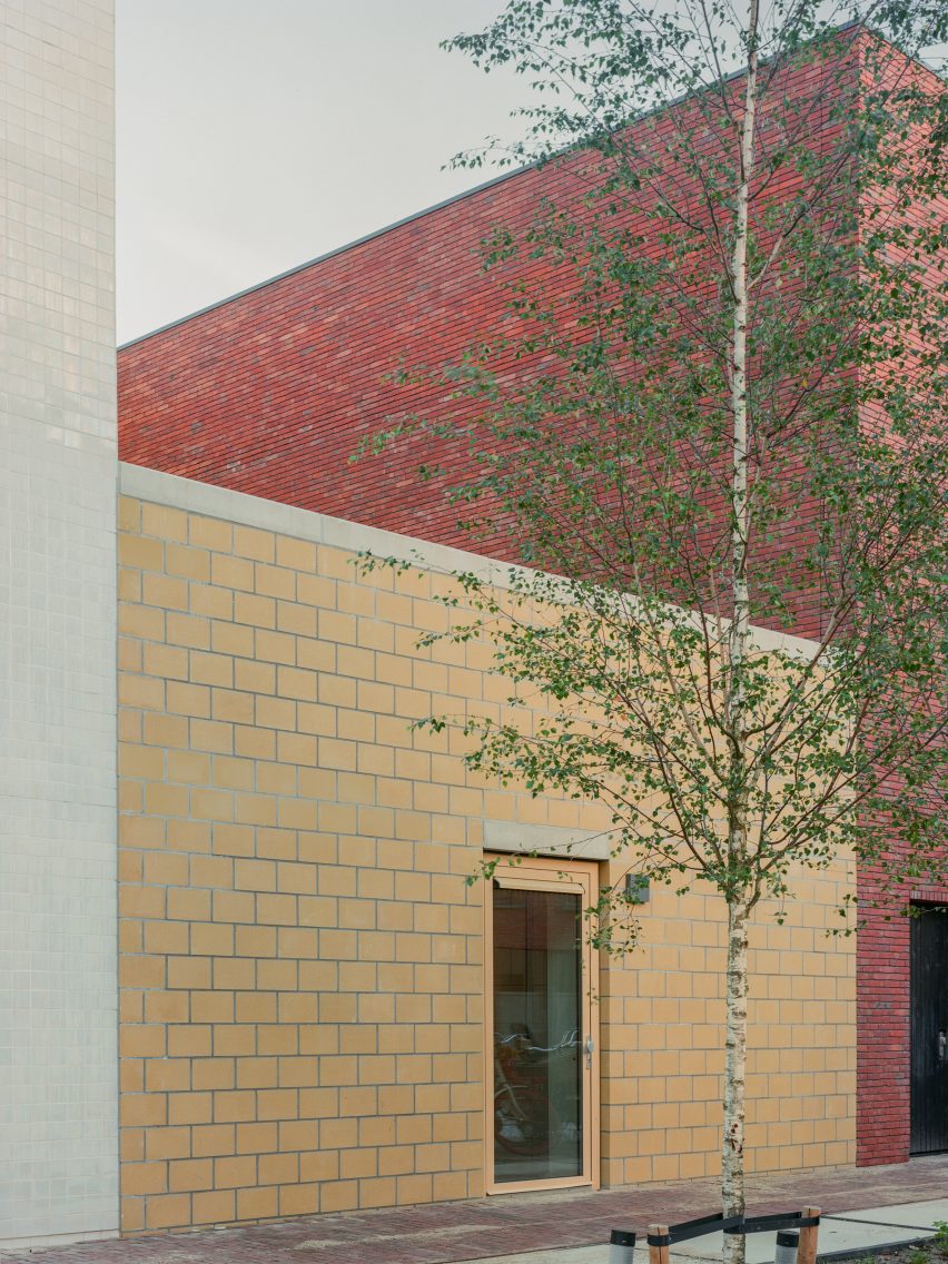 Space Encounters enlivens Utrecht apartment blocks with varied materials and finishes