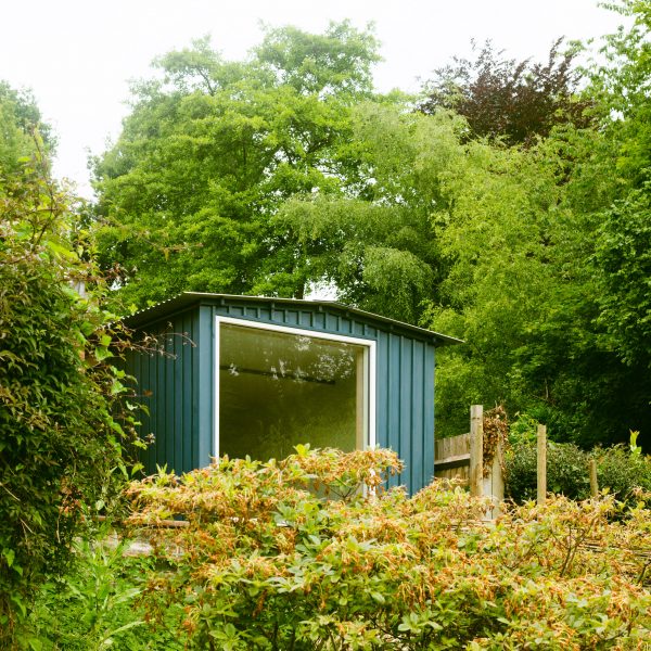 Picture window of The Garden Studio by Michael Dillon of AOMD