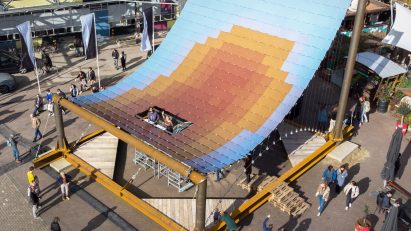 Solar Pavilion at Dutch Design Week by V8 Architects and Marjan van Aubel Studio