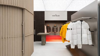 Stone Island store interior in Chicago