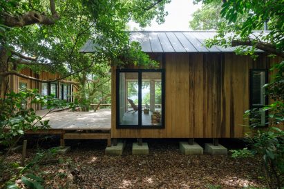 Woodland housing on Yakushima island
