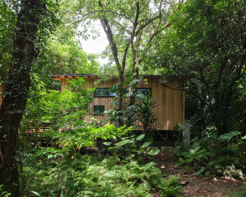 Exterior of Sumu Yakushima co-operative housing by Tsukasa Ono