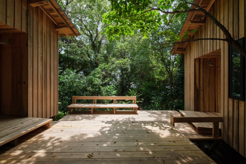 Exterior of Sumu Yakushima co-operative housing by Tsukasa Ono