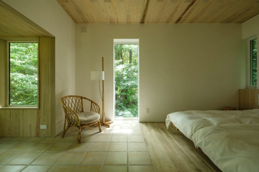 Interior of Sumu Yakushima co-operative housing by Tsukasa Ono