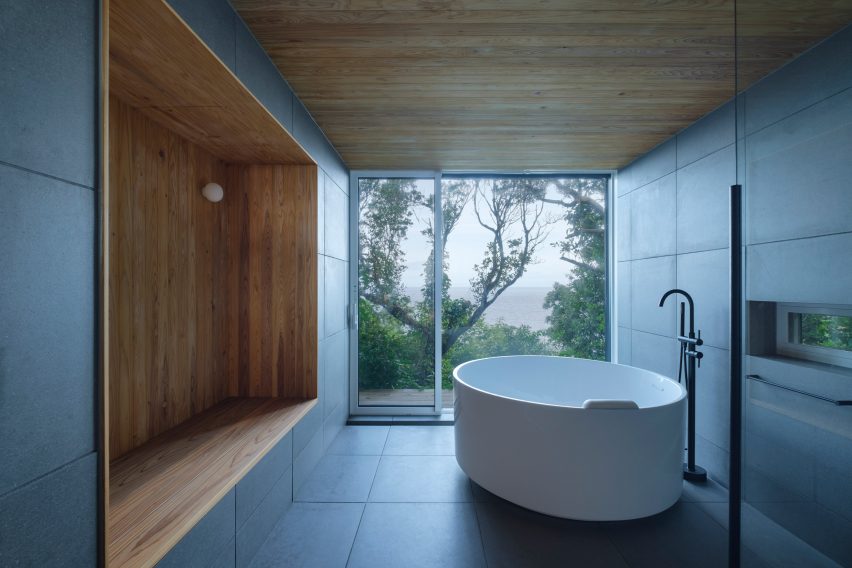 Interior of Sumu Yakushima co-operative housing by Tsukasa Ono
