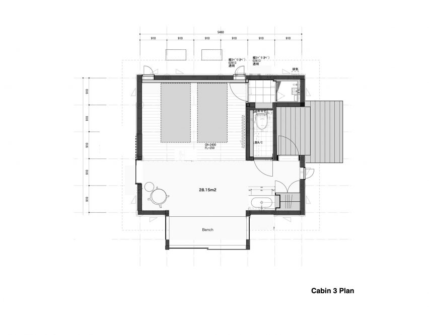 Floor plan of Sumu Yakushima co-operative housing by Tsukasa Ono