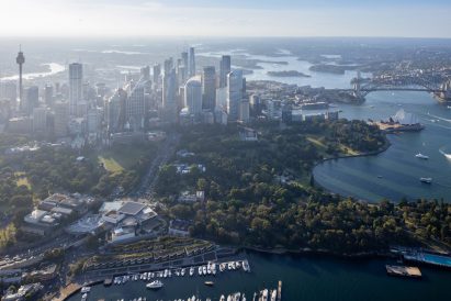 Exterior of Sydney Modern by SANAA