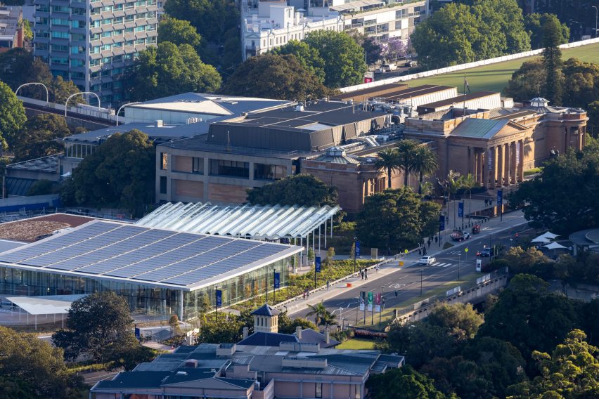 Exterior of Sydney Modern by SANAA