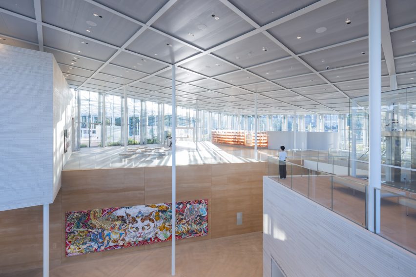 Interior of Sydney Modern by SANAA