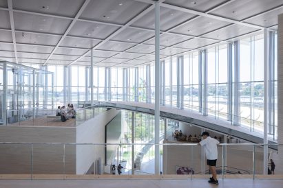 Museum interior by SANAA