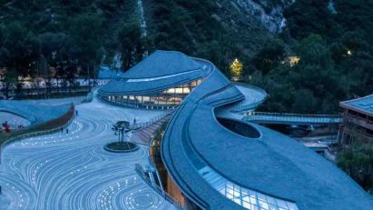 Visitor centre in China