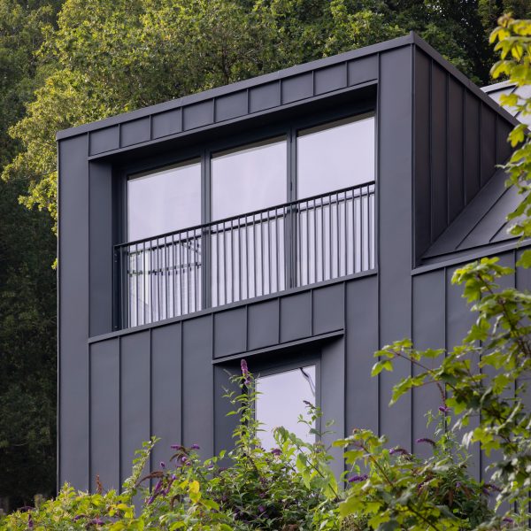 Exterior of The Den house by Technique