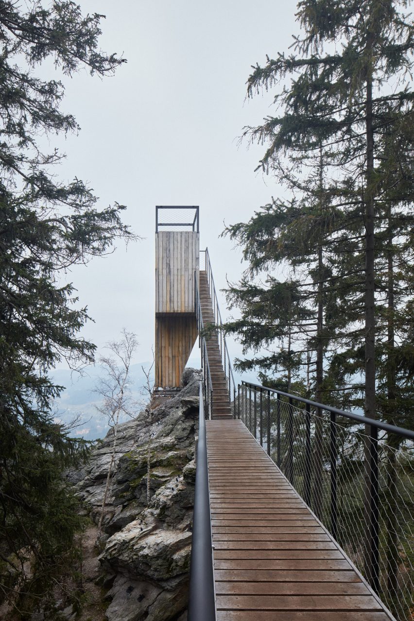 The Miner is the tallest of the viewpoints