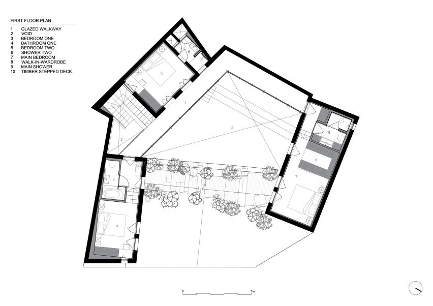 Floor plan of The Mill House by Valentino Architects
