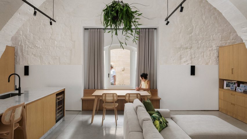 Interior of The Mill House in Malta